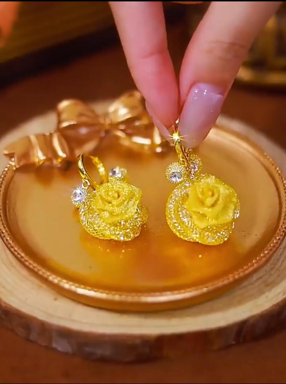 Teseel Earring (24k gold plated)