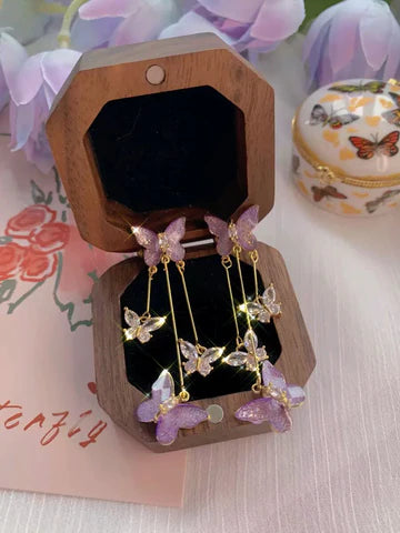 Butterfly Earrings (24k gold plated)