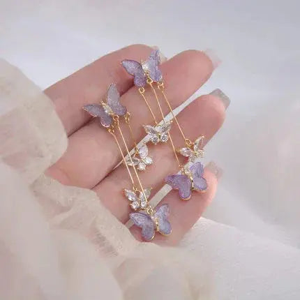Butterfly Earrings (24k gold plated)