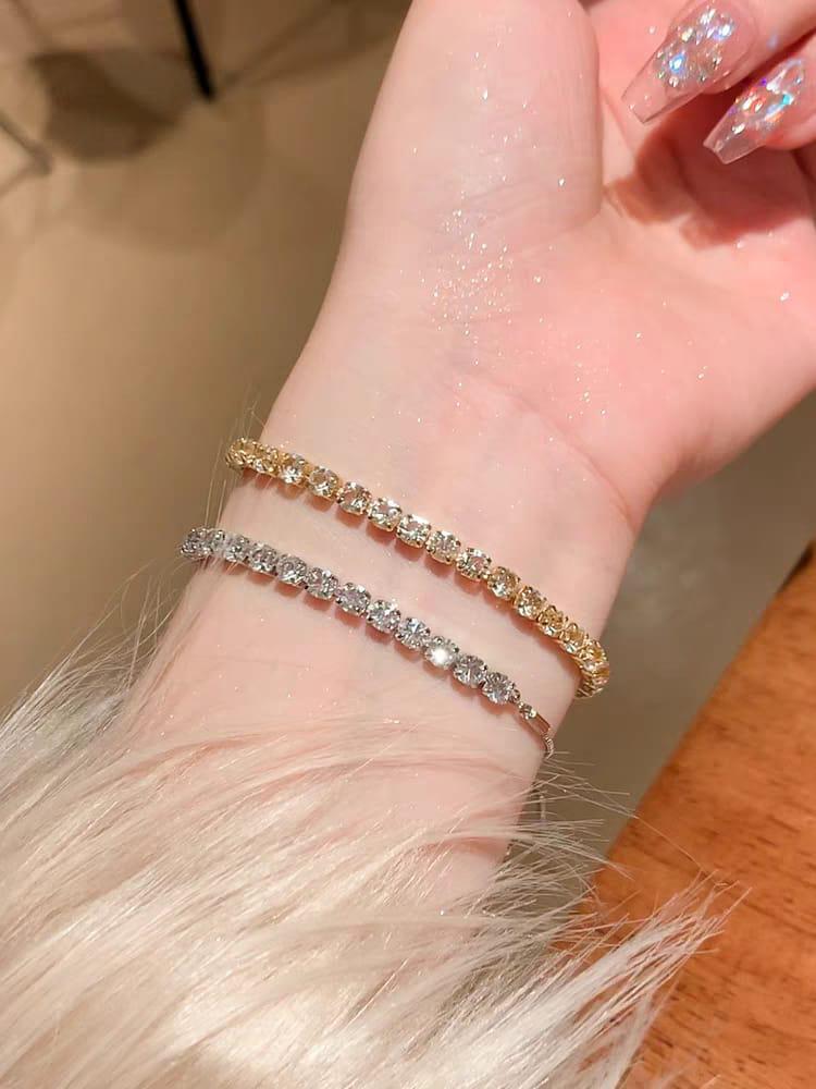 Zircon breslet (s925 sterling silver)