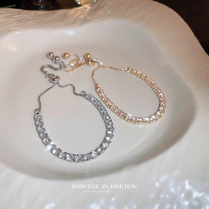 Zircon breslet (s925 sterling silver)
