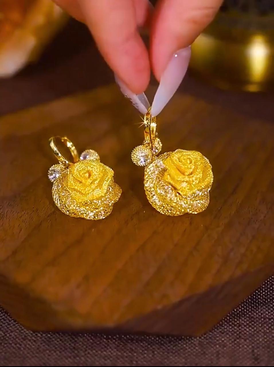 Teseel Earring (24k gold plated)