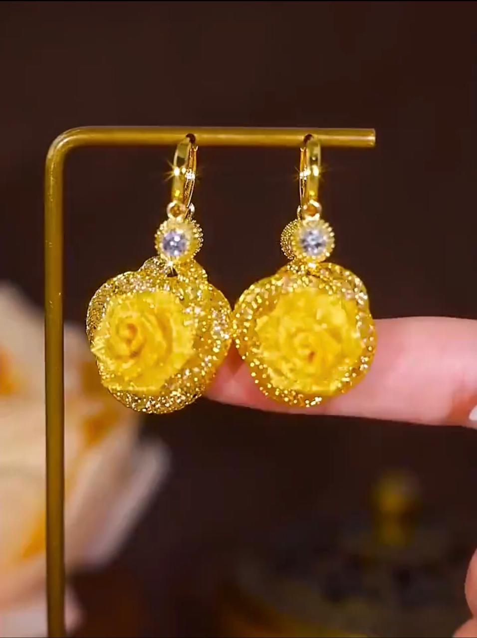 Teseel Earring (24k gold plated)