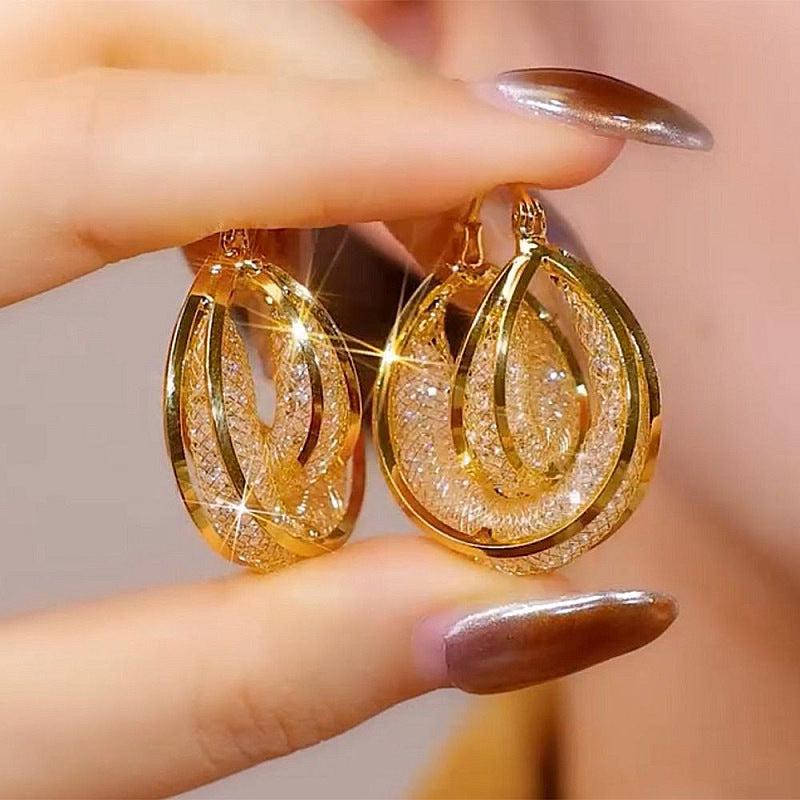 Multilayer Earring (24k gold plated)