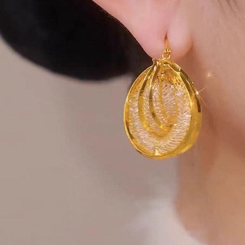 Multilayer Earring (24k gold plated)